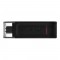 Kingston DataTraveler 70 256GB USB 3.2 Stick Black (DT70/256GB) (KINDT70-256GB)