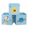 Σετ Παιδικά Υφασμάτινα Κουτιά Αποθήκευσης 30 x 30 x 30 cm 3 τμχ Songmics RFB001B03