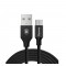 Baseus Yiven Braided USB 2.0 to micro USB Cable Μαύρο 1.5m (CAMYW-B01) (BASCAMYWB01)
