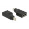 DELOCK αντάπτορας mini DisplayPort (M) σε DisplayPort (F) 65626, 4K, 90°