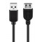 GOOBAY καλώδιο USB 2.0 σε USB (F) 93601, copper, 5m, μαύρο