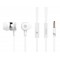 CELEBRAT Earphones με μικρόφωνο D1, 10mm, 3.5mm, 1.2m flat, λευκά
