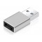 POWERTECH αντάπτορας USB 3.0 σε USB-C PTH-063, 5Gbps, ασημί