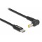 DELOCK καλώδιο τροφοδοσίας 87980, USB-C σε Samsung 5.5x3mm, 1.5m, μαύρο