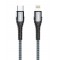 LDNIO καλώδιο Lightning σε USB-C LC112, 30W PD, 2m, γκρι