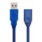 POWERTECH καλώδιο προέκτασης USB CAB-U153, 5Gbps, 3m, μπλε