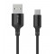 CELEBRAT καλώδιο USB-C σε USB CB-32, 15W, 1m, μαύρο