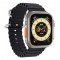 ΙΝΤΙΜΕ smartwatch 8 Ultra, 1.91", IP67, heart rate, ηχείο & mic, μαύρο