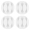 GOOBAY οργανωτές καλωδίων σιλικόνης 70373, 3 θέσεων, Φ5.4mm, λευκό, 4τμχ