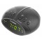 HYUNDAI επιτραπέζιο ρολόι & ραδιόφωνο RAC213G με ξυπνητήρι, μαύρο