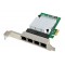 POWERTECH κάρτα επέκτασης PCIe σε 4x RJ45 ST7387, 1000Mbps