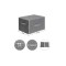 Songmics Σετ Πτυσσόμενα Υφασμάτινα Κουτιά Αποθήκευσης 30 x 40 x 25 cm 3τμχ (RYZB03G) (SNGRYZB03G)