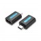 VENTION Type-C Male to USB 2.0 Female OTG Adapter Black PVC Type (CDTB0) (VENCDTB0)