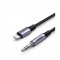Ugreen Braided 3.5mm to Lightning Cable Μαύρο 1m (70509) (UGR70509)