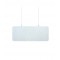 Audiodesigner ECOBAFFLE Rectangle Ηχοαπορροφητικά Πάνελ Οροφής 40x120cm Λευκό (Σετ 4 Τεμαχίων) 25111