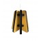 Audiodesigner Radial Bell Black/Yellow Ηχοαπορροφητικό Πάνελ Πολυεστέρα Καμπάνα 500 mm 28084