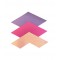 Audiodesigner Walltone Angle Set Dark Purple-Fuchsia-Pink Ηχοαπορροφητικά Διακοσμητικά Πάνελ από Τσόχα 3mm 28074