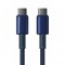 Baseus Cable USB-C to USB-C  Gold 100W 1m (P10319800321-03) (BASP10319800321-03)
